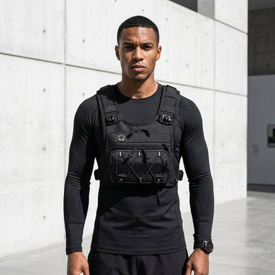 Gilet de course tactique BTM™ – Avec poche d'hydratation de 2 L